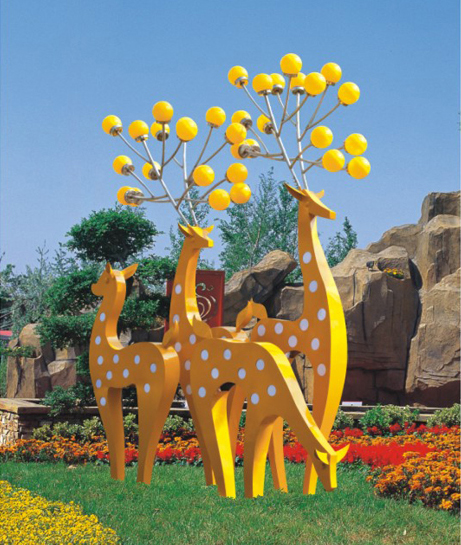 QDJGD-MHL001廣場梅花鹿麻豆视频APP官网下载圖片