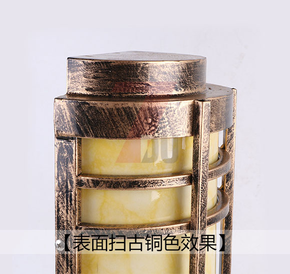 麻豆视频APP官网仿古銅牆壁燈掃古銅效果細節展示